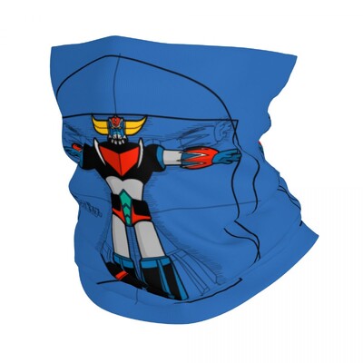 Mazinger Z Bandana nyakmelegítő férfi női téli sícső sál lábszárvédő UFO Robot anime arcvédő
