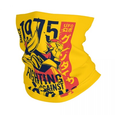 Mazinger Z Bandana nyakmelegítő férfi női téli sícső sál lábszárvédő UFO Robot anime arcvédő