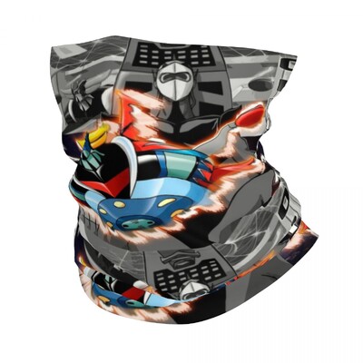 Mazinger Z Bandana nyakmelegítő férfi női téli sícső sál lábszárvédő UFO Robot anime arcvédő