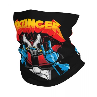 Mazinger Z Bandana nyakmelegítő férfi női téli sícső sál lábszárvédő UFO Robot anime arcvédő
