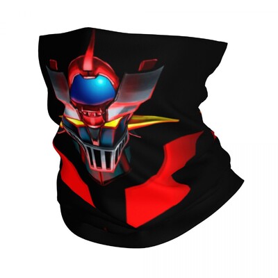 Mazinger Z Bandana nyakmelegítő férfi női téli sícső sál lábszárvédő UFO Robot anime arcvédő