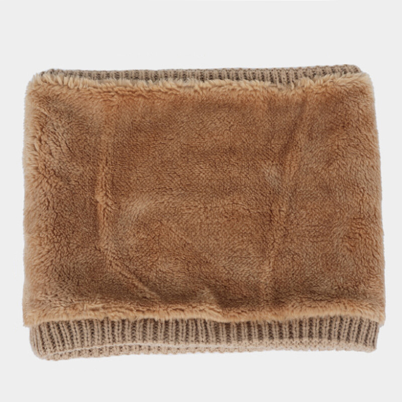 1 τεμ Χειμερινού ζεστού βουρτσισμένου πλεκτού λαιμού Θερμότερος κύκλος Go Out Wrap Cowl Loop Snood Shawl Φουλάρι αναρρίχησης για σκι εξωτερικού χώρου για άνδρες Γυναικεία