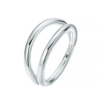 Karike za nos G23 prstenovi od dvostruke pregrade od titana Naušnice za hrskavicu Piercing Helix Otvoreni naslagani zglobni segment za žene i muškarce