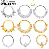 G23 titán piercing orrgyűrű test ékszer karika fülbevaló ASTM F136 porc tragus membrán titán csukló