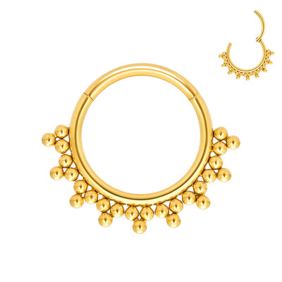 G23 titán piercing orrgyűrű test ékszer karika fülbevaló ASTM F136 porc tragus membrán titán csukló