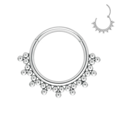 G23 titán piercing orrgyűrű test ékszer karika fülbevaló ASTM F136 porc tragus membrán titán csukló