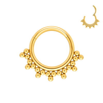 G23 titán piercing orrgyűrű test ékszer karika fülbevaló ASTM F136 porc tragus membrán titán csukló