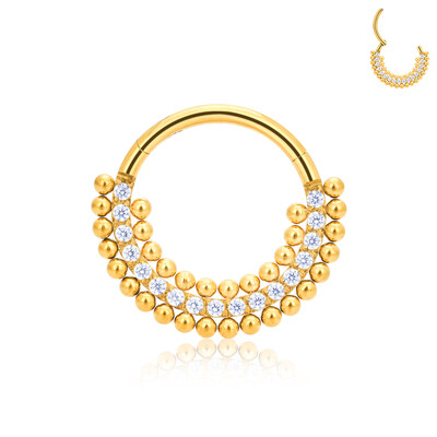 G23 titán piercing orrgyűrű test ékszer karika fülbevaló ASTM F136 porc tragus membrán titán csukló