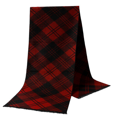 Wrap de afaceri pentru bărbați șaluri de modă cașmir groase eșarfă caldă toamnă clasică în carouri bărbați eșarfe iarnă pashmina prosop de plajă lung