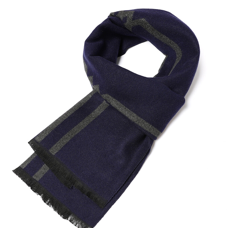 Wrap de afaceri pentru bărbați șaluri de modă cașmir groase eșarfă caldă toamnă clasică în carouri bărbați eșarfe iarnă pashmina prosop de plajă lung
