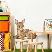 60x54cm animacinių filmų elnio sienų lipdukai Vaikų kambario sienų lipdukai vaikų kambariui kūdikių darželyje miegamojo svetainės dekoro tapetai