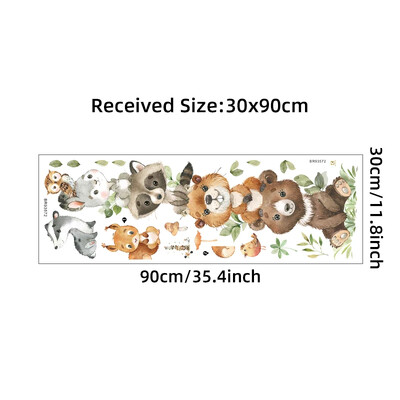 1PC Desene Animate Stivuite Animale Mici Urs Iepure Raton Autocolante de Perete pentru Camera Copiilor Dormitor Decorare Perete Decor