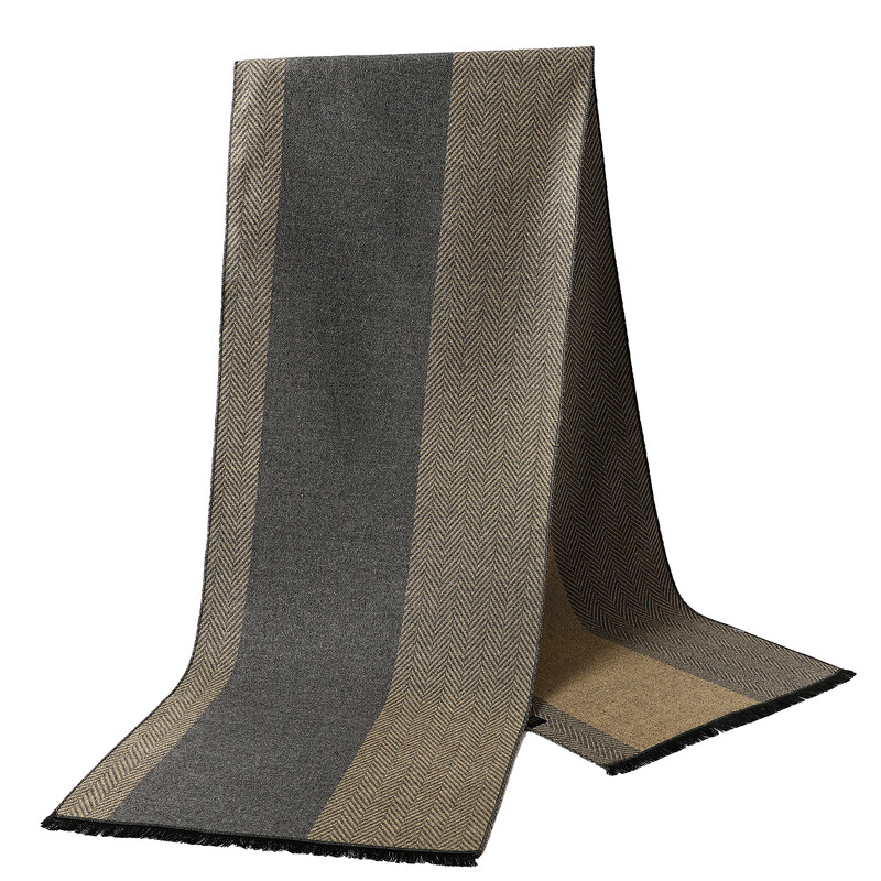 Kirándulás férfi üzleti sál Luxus nyomtatott nyakkendő Divat Népszerű új szélálló homokkendő Őszi és téli kasmír sál