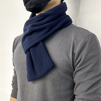 Solid Polar Fleece Cross Šalle Vīriešiem Sieviešu Ziemas Jaunas Siltas Šalles Mīksts Kakla lakats Sieviešu Vīriešu Siltāks Kakla Apkakles Šalle