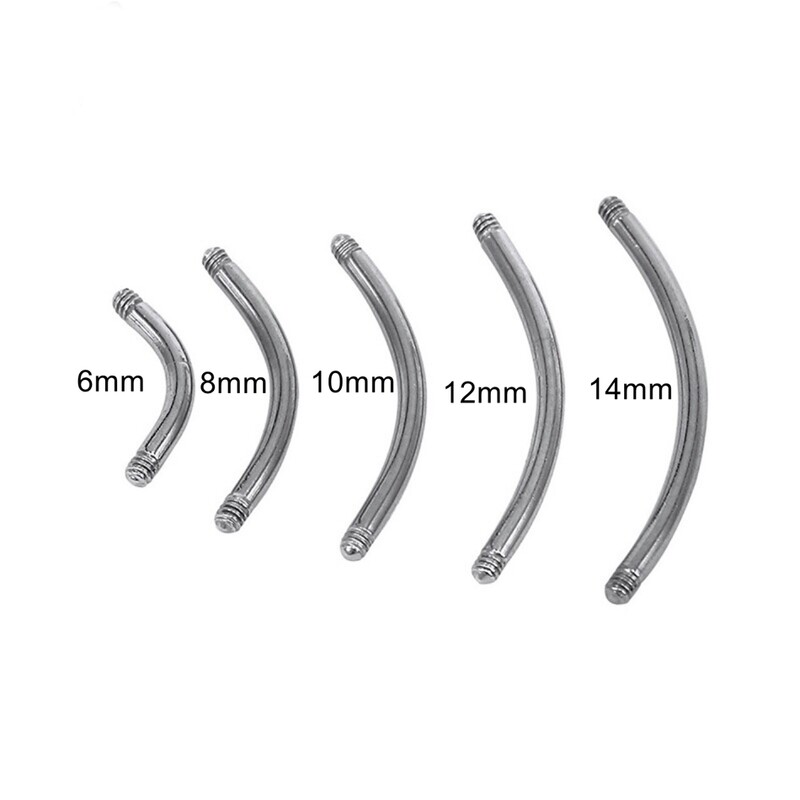 G23titan 2 margele de argilă de cristal cu bile discoteca Piercing pentru burtă Inele 14G bară de titan Cercel pentru buric Bijuterii hipoalergenice pentru corp