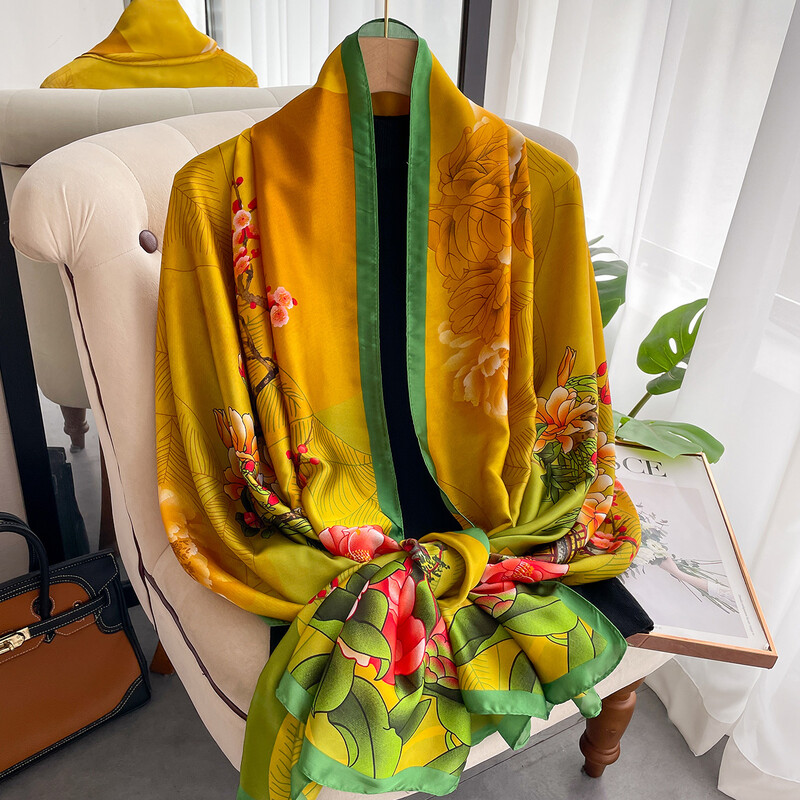 2023 Luxury Brand Fashion Γυναικείο φουλάρι 180cm * 90cm ώριμο γυναικείο φουλάρι Bandana