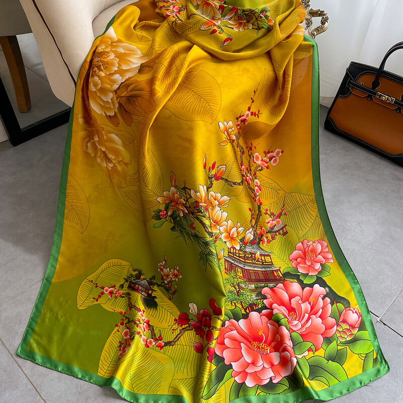 2023 Luxury Brand Fashion Γυναικείο φουλάρι 180cm * 90cm ώριμο γυναικείο φουλάρι Bandana