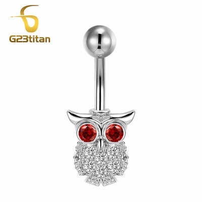 Ezüst színű köldökpiercing ékszer 14G G23 titán súlyzó hasfülbevaló kristály köldök gyűrűk szexi női strandkiegészítő
