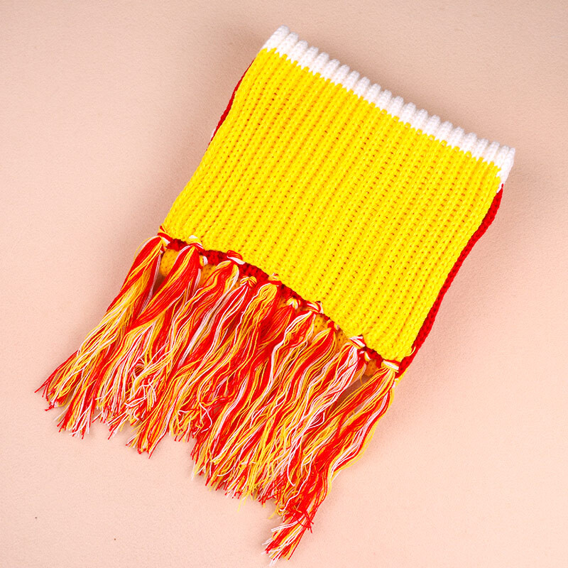 Eșarfe cu ciucuri termice groase de iarnă Oeteldonk eșarfă olandeză de carnaval tricotat rezistent la vânt femei bărbat eșarfă 100% acril eșarfă de petrecere