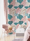 1 tekercs akvarell teknős hátlap nyomtatott minta nedvességálló vízálló tapéta otthoni kényelem nem tapadó művészet tapéta