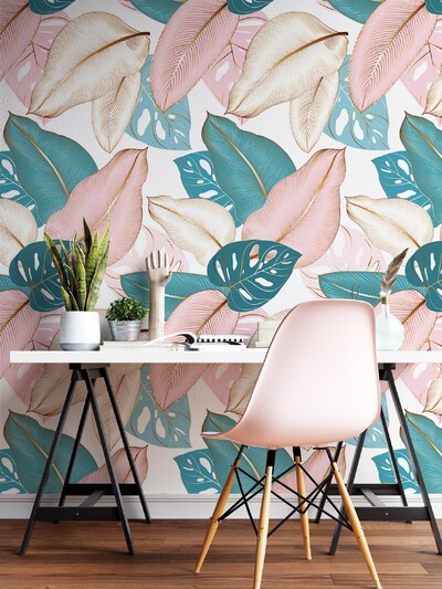 1 tekercs akvarell teknős hátlap nyomtatott minta nedvességálló vízálló tapéta otthoni kényelem nem tapadó művészet tapéta