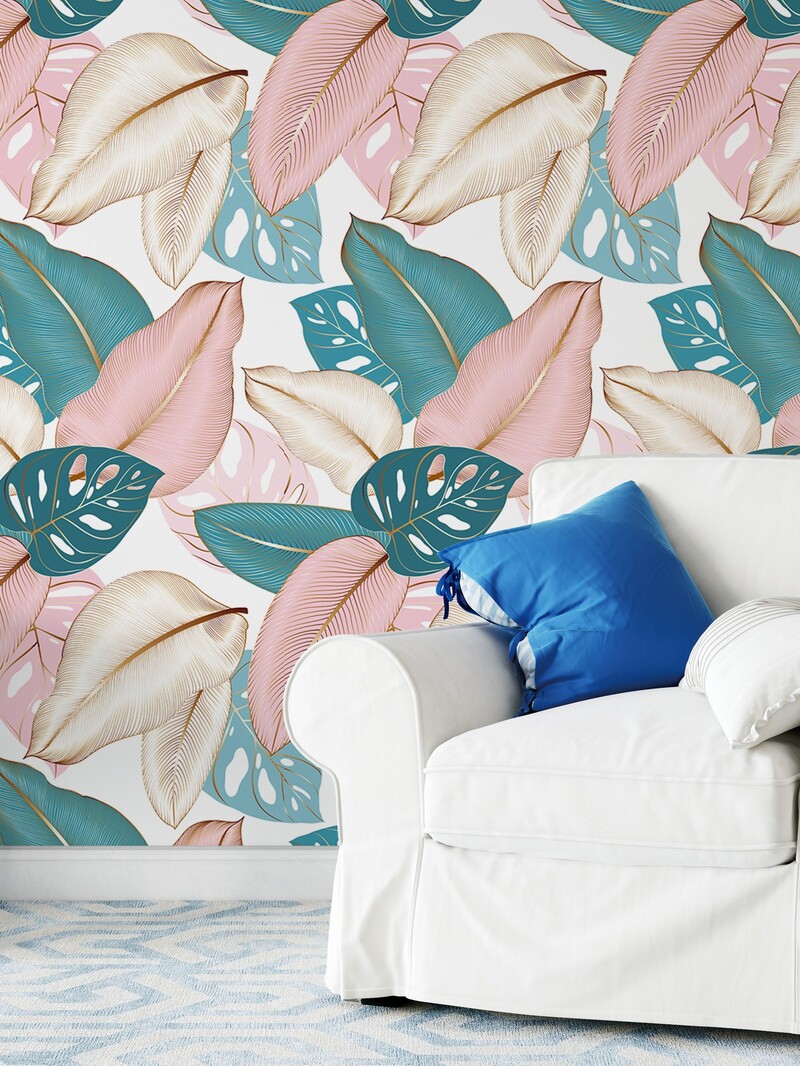 1 tekercs akvarell teknős hátlap nyomtatott minta nedvességálló vízálló tapéta otthoni kényelem nem tapadó művészet tapéta