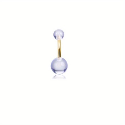 Piercing do pupka Drperfect 14G z chirurgickej ocele, jednoduchý, krátky, sada krúžkov do pupka, sexi piercingové šperky.