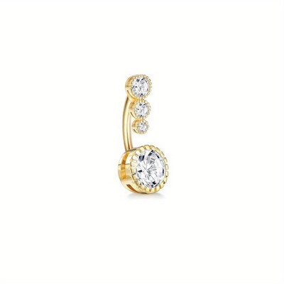 Piercing do pupka Drperfect 14G z chirurgickej ocele, jednoduchý, krátky, sada krúžkov do pupka, sexi piercingové šperky.