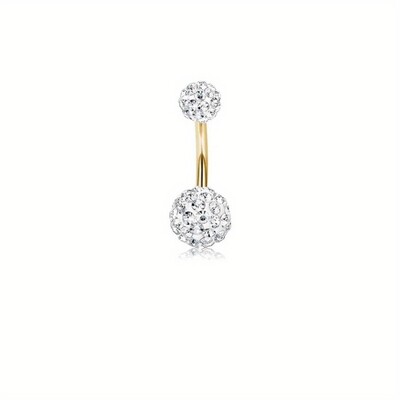 Piercing do pupka Drperfect 14G z chirurgickej ocele, jednoduchý, krátky, sada krúžkov do pupka, sexi piercingové šperky.