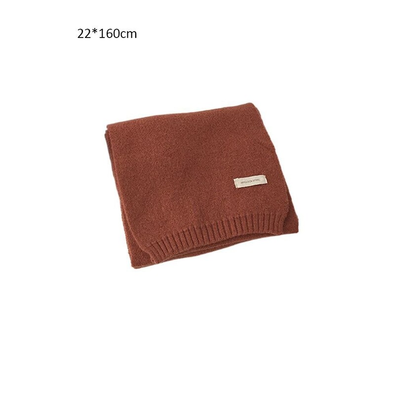 Bib Thermal Neck Melegítő Divat Szélálló Téli Sálak Vastagító Kapcsoló Kapcsoló Kötés Gyapjú Sál Ősz Tél