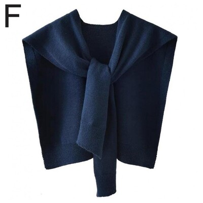 Core fonott fonal kötött kendő női színes vékony kendő nyári csomózott hamis gallér sál