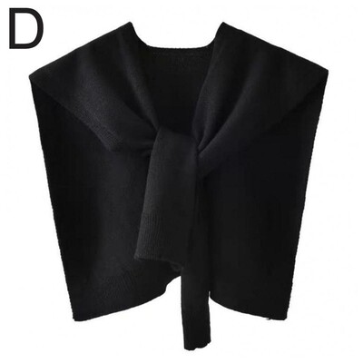 Core fonott fonal kötött kendő női színes vékony kendő nyári csomózott hamis gallér sál