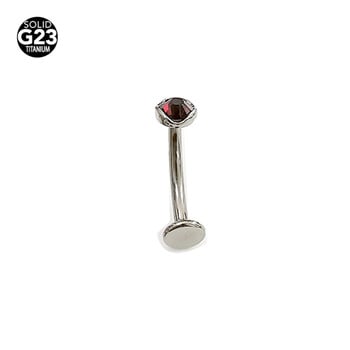 G23 Titanium14G ανάποδα Piercing σώματος Nombril Ombligo Δαχτυλίδια κοιλιάς Ανδρικά Γυναικεία Κοσμήματα Σώματος Κρυστάλλινο Δαχτυλίδι αφαλού Μπάρα Καμπύλη