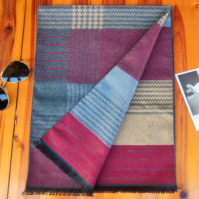 Naujausias prabangus prekės ženklas rudens žiemos šiltas kašmyro pledas dizainas kutai ilgas šalikas Vyras storas įvyniojimas skara moteriška vilna pashmina