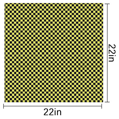 Sakktábla Versenyzászló Bandanas Férfi Női Versenyparti Arcvédő Maszk Pamut kockás Kockás fejpánt Nyak Sál Napvédő Pajzs