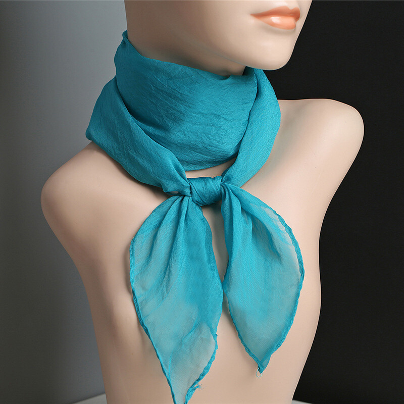 Νέα 70X70cm Simulation Μεταξωτά Κασκόλ Γυναικεία Ευέλικτο Μικρό Τετράγωνο Μασίφ Κασκόλ Σιφόν Κασκόλ Κασκόλ δώρο για πάρτι