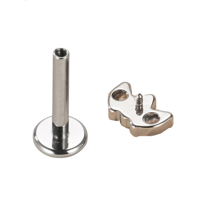 Titánový piercing do ucha G23, 3 zirkónové náušnice s labretovým vzorom, piercing do chrupavky, tragus, špirály, pery, šperky na telo.