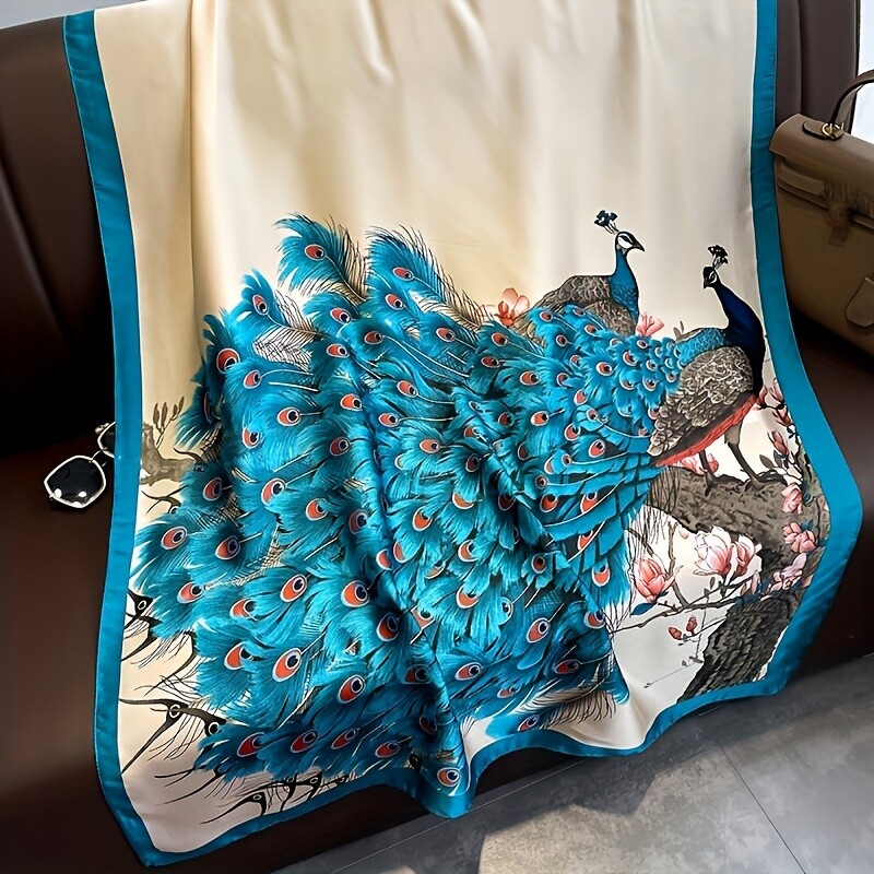 2024 Új luxusmárka selyem sál női állatmintás hangtompító kendők pakolások sálak hidzsáb Bufanda foulard női bandana 180*90 cm