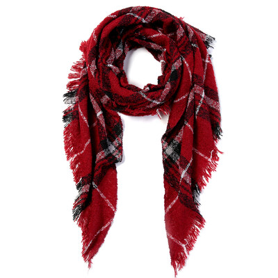 2024. Najnoviji dizajnerski šalovi Ženski luksuzni karirani šalovi Šalovi Brand Pleteni Bufandas od kašmira Invierno Mujer Fashion Bandana Wrap