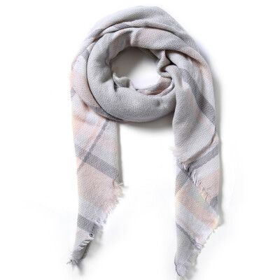 2024. Najnoviji dizajnerski šalovi Ženski luksuzni karirani šalovi Šalovi Brand Pleteni Bufandas od kašmira Invierno Mujer Fashion Bandana Wrap