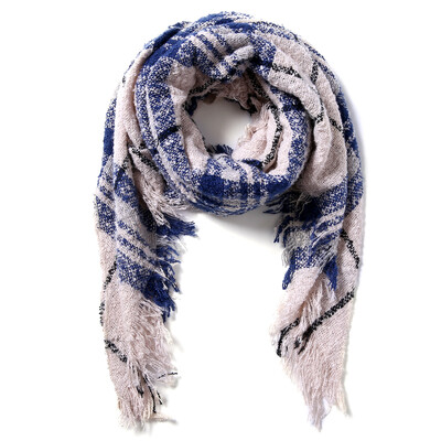 2024. Najnoviji dizajnerski šalovi Ženski luksuzni karirani šalovi Šalovi Brand Pleteni Bufandas od kašmira Invierno Mujer Fashion Bandana Wrap