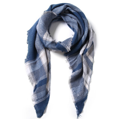 2024. Najnoviji dizajnerski šalovi Ženski luksuzni karirani šalovi Šalovi Brand Pleteni Bufandas od kašmira Invierno Mujer Fashion Bandana Wrap