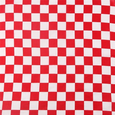 FOXMOTHER Nova traka za kosu Marama za zapešće Četvrtasti šalovi Print rupčić Crno-bijela karirana karirana bandana Pokrivala za glavu Muška Ženska