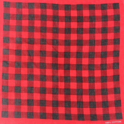 FOXMOTHER Nova traka za kosu Marama za zapešće Četvrtasti šalovi Print rupčić Crno-bijela karirana karirana bandana Pokrivala za glavu Muška Ženska