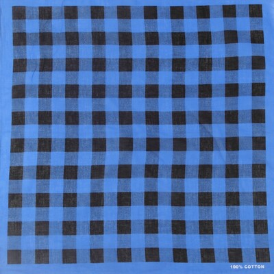 FOXMOTHER Nova traka za kosu Marama za zapešće Četvrtasti šalovi Print rupčić Crno-bijela karirana karirana bandana Pokrivala za glavu Muška Ženska