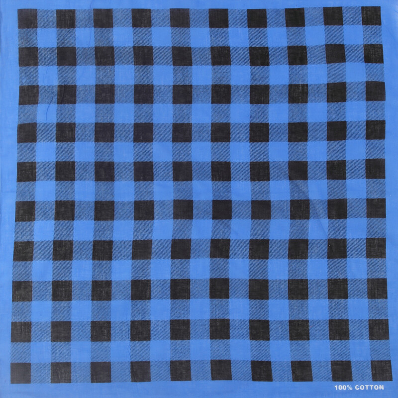 FOXMOTHER Nova traka za kosu Marama za zapešće Četvrtasti šalovi Print rupčić Crno-bijela karirana karirana bandana Pokrivala za glavu Muška Ženska