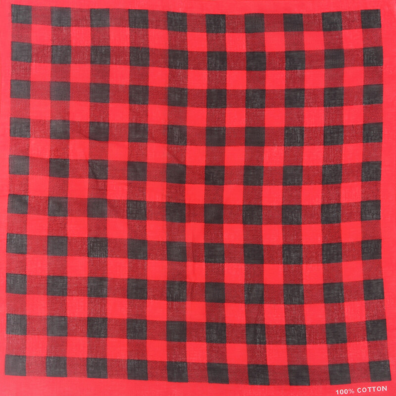 FOXMOTHER Nova traka za kosu Marama za zapešće Četvrtasti šalovi Print rupčić Crno-bijela karirana karirana bandana Pokrivala za glavu Muška Ženska