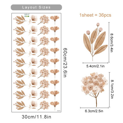 Autocolante de perete cu flori de albine de desene desenate boho pentru camera de copii camera de copii camera de copii decor pentru perete camera fetitelor decor acuarela