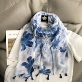 36 σχέδια Floral print Voile Φούντα σάλι βισκόζης Κασκόλ Μαλακό λεπτό περιτύλιγμα Pashmina Headband Bufandas Muslim Hijab Sjaal 180*90cm