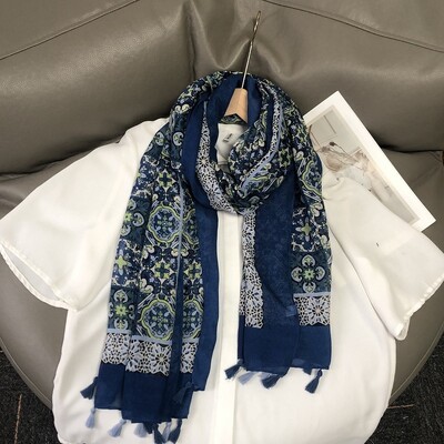 36 σχέδια Floral print Voile Φούντα σάλι βισκόζης Κασκόλ Μαλακό λεπτό περιτύλιγμα Pashmina Headband Bufandas Muslim Hijab Sjaal 180*90cm